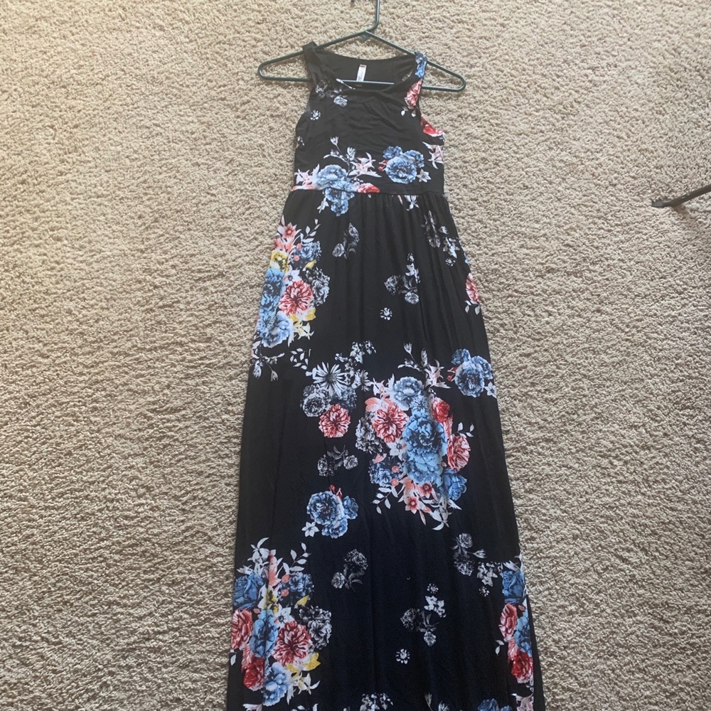 Jardin floral maxi dress